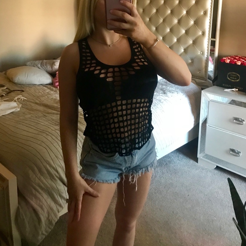 Black cage net tank - Picture 3 of 3